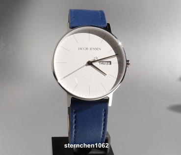 Preview: Jacob Jensen * Men's watch * Titan * Leather * Timeless Nordic 163 * 32163