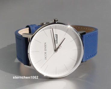 Preview: Jacob Jensen * Men's watch * Titan * Leather * Timeless Nordic 163 * 32163