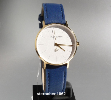 Preview: Jacob Jensen * Damen-Armbanduhr * Titan * Leder * Timeless Nordic 176 * 32176