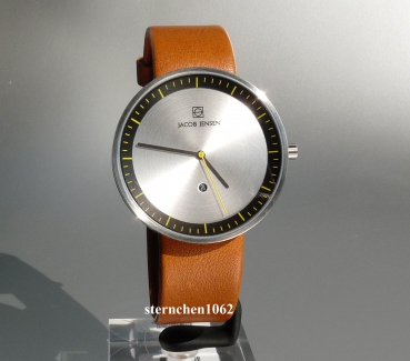 Preview: Jacob Jensen * Herren-Armbanduhr * Stahl * Leder * Strada 271 * 32271