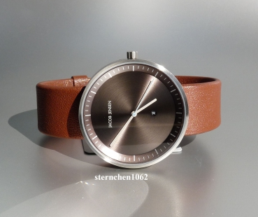 Preview: Jacob Jensen * Herren-Armbanduhr * Stahl * Leder * Strada 275 * 32275
