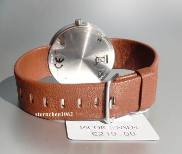 Preview: Jacob Jensen * Herren-Armbanduhr * Stahl * Leder * Strada 275 * 32275