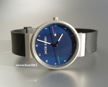 Preview: Jacob Jensen * Herren-Armbanduhr * Stahl * Kautschuk * New 714 * 32714