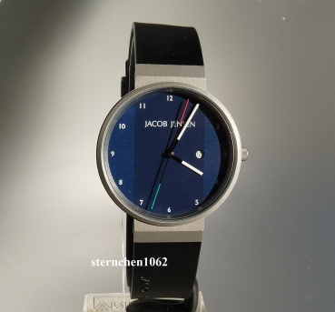 Preview: Jacob Jensen * Herren-Armbanduhr * Stahl * Kautschuk * New 714 * 32714