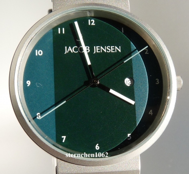 Jacob Jensen * Men's watch * Steel * Rubber * New 715 * 32715