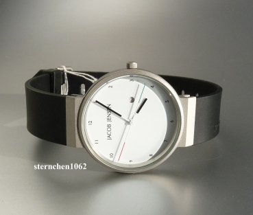 Preview: Jacob Jensen * Herren-Armbanduhr * Stahl * Kautschuk * New 733S * 32733S
