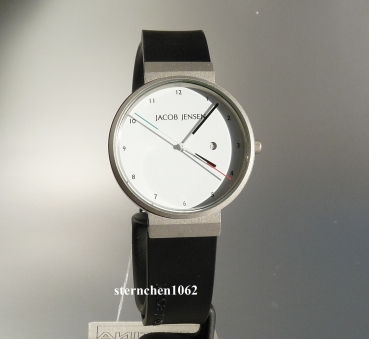 Preview: Jacob Jensen * Herren-Armbanduhr * Stahl * Kautschuk * New 733S * 32733S
