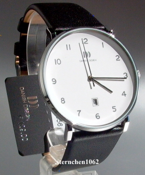 Preview: Danish Design Edelstahl Lederband * Q 12Q 1216 * Ref. 3314556