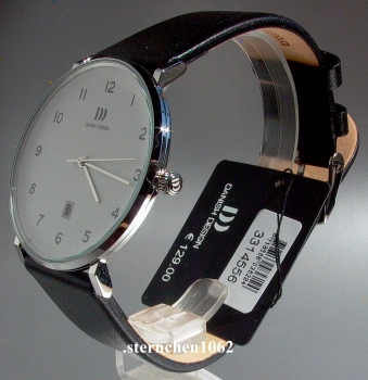 Preview: Danish Design Edelstahl Lederband * Q 12Q 1216 * Ref. 3314556