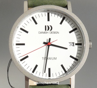 Danish Design * Herren-Armbanduhr * Titan * Leder * IQ28Q1273 * Ref. 3316362