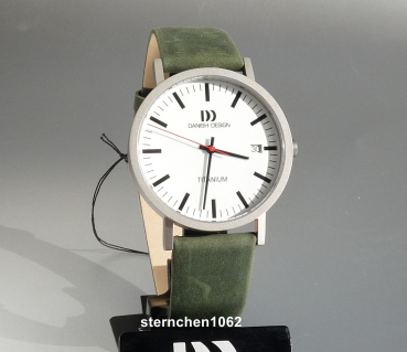 Preview: Danish Design * Herren-Armbanduhr * Titan * Leder * IQ28Q1273 * Ref. 3316362