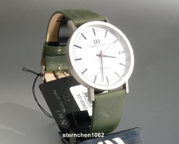Preview: Danish Design * Herren-Armbanduhr * Titan * Leder * IQ28Q1273 * Ref. 3316362