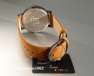 Preview: Danish Design * Herren-Armbanduhr * Titan * Leder * IQ34Q1273 * Ref. 3316364