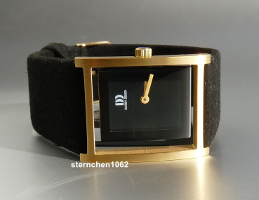 Preview: Danish Design * Damen-Armbanduhr * IV11Q1292 * 3320327 * Stahl vergoldet * Microfaser Armband *