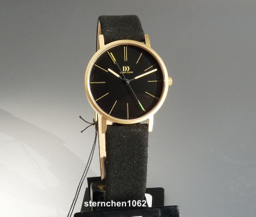 Preview: Danish Design * Damen-Armbanduhr * IV11Q1313 * 3320407 * Stahl vergoldet * Microfaser Armband *