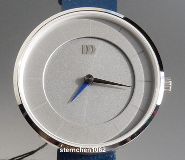 Danish Design * Damen Uhr * Stahl * Leder * 11A305 * 3324765 * Saphirglas * Solar