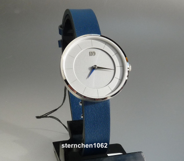 Preview: Danish Design * Damen Uhr * Stahl * Leder * 11A305 * 3324765 * Saphirglas * Solar
