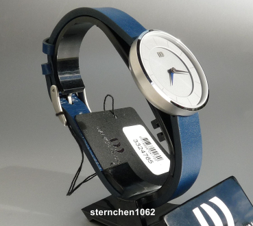 Preview: Danish Design * Damen Uhr * Stahl * Leder * 11A305 * 3324765 * Saphirglas * Solar