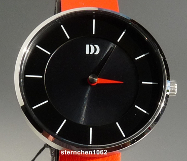 Danish Design * Damen Uhr * Stahl * Leder * 11A311 * 3324766 * Saphirglas * Solar