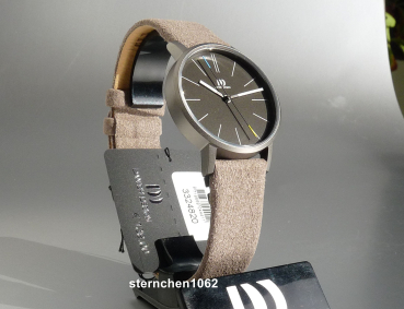Preview: Danish Design * Damen-Armbanduhr * IV16Q1313 * 3324820 * Stahl * Microfaser Armband *