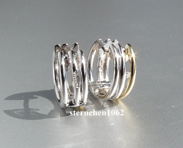 Preview: Viventy Creolen * 925 Silber * 585 Gold * Brillant * 697494