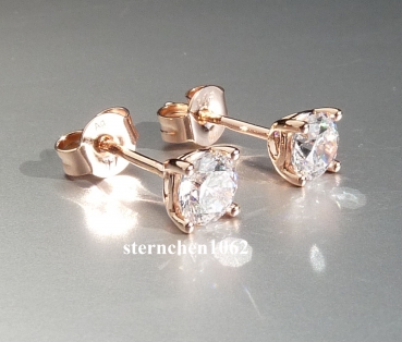 Preview: Viventy Ohrstecker * 925 Silber mit Zirkonia * rosé vergoldet * 781394