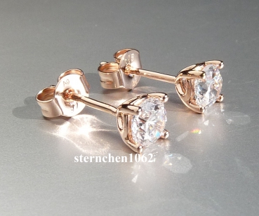 Preview: Viventy Ohrstecker * 925 Silber mit Zirkonia * rosé vergoldet * 781394