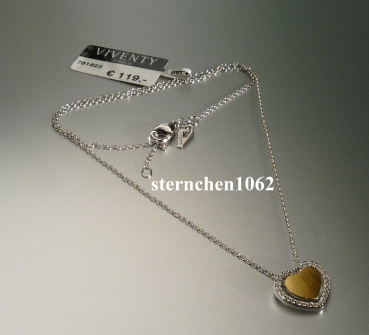Viventy Necklace with Heart Pendant * 925 Silver * Gilt * 781822