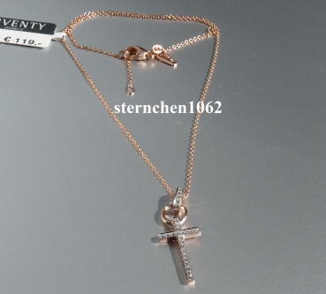 Viventy Necklace with Pendant * 925 Silver * rosé plated * Zirconia * 782362