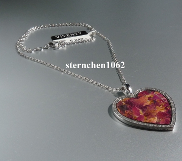 Viventy Necklace with Heart - Pendant * 925 Silver * Zirconia * 783222