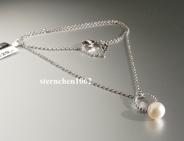 Viventy Necklace with pendant  * 925 Silver * Zirconia * Fresh water pearl * 783942