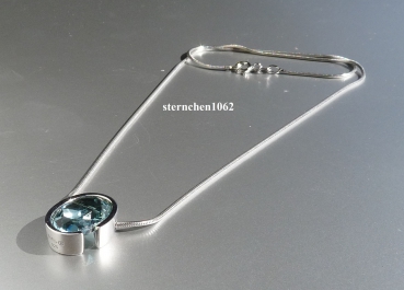 Preview: Halskette * Kette mit  Kristall - Anhänger * 925 Silber *