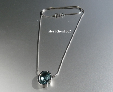 Preview: Halskette * Kette mit  Kristall - Anhänger * 925 Silber *