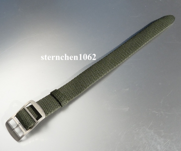 Preview: Eulit * Perlon * Durchzugsband Uhrenarmband * Baltic * Army-grün * 20 mm