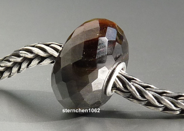 Preview: Trollbeads * Brauner Saphir * 01