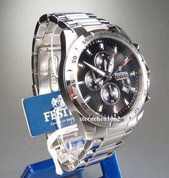 Preview: Festina * Herren Armbanduhr * Timeless Chronograph * Stahl * F20463/4