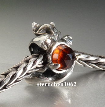 Trollbeads * Edle Pfötchen mit Hessonit Granat *