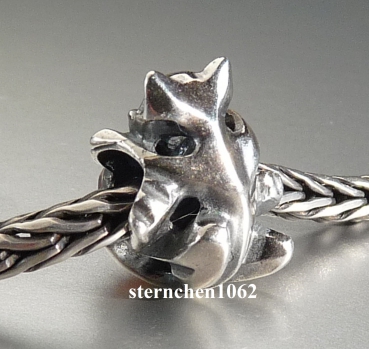Preview: Trollbeads * Edle Pfötchen mit Hessonit Granat *