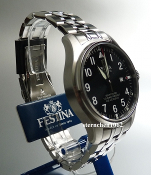 Preview: Festina * Herren Armbanduhr * Titanium * Titan * Ref. F20435/1