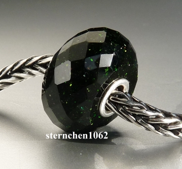 Preview: Trollbeads * Facettierter Grüner Goldstein * 12