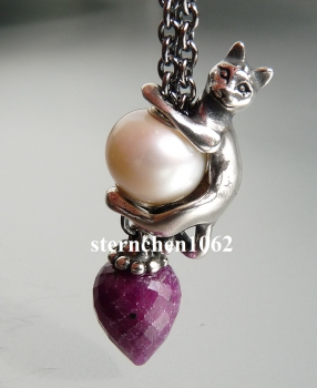 Preview: Original Trollbeads * Fantasy Kette mit Rubin * 110 cm *