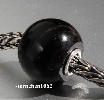 Preview: Trollbeads * Jumbo Rundes Schwarzes Tigerauge * 02 *