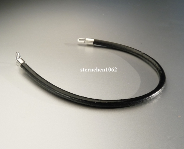 Trollbeads * Leather Cord Bracelet, black * 19 cm