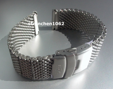 Preview: Davosa * Uhrenarmband * Edelstahl * Milanaise * 22 mm