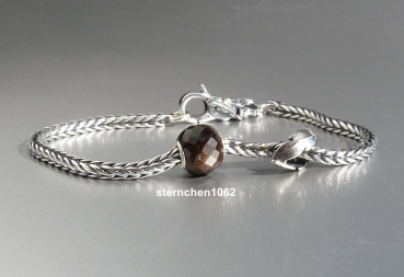 Preview: Trollbeads * Phönix Armband + runder facettierter Edelstein, frei wählbar *