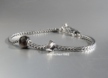 Preview: Trollbeads * Phönix Armband + runder facettierter Edelstein, frei wählbar *