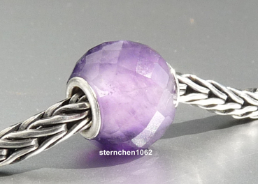 Trollbeads * Runder Amethyst, facettiert * 01