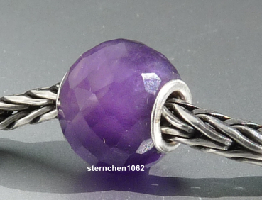 Preview: Trollbeads * Runder Amethyst, facettiert * 03
