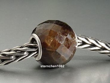 Trollbeads * Runder Brauner Saphir, facettiert * 02