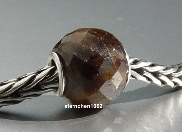Trollbeads * Runder Brauner Saphir, facettiert * 09